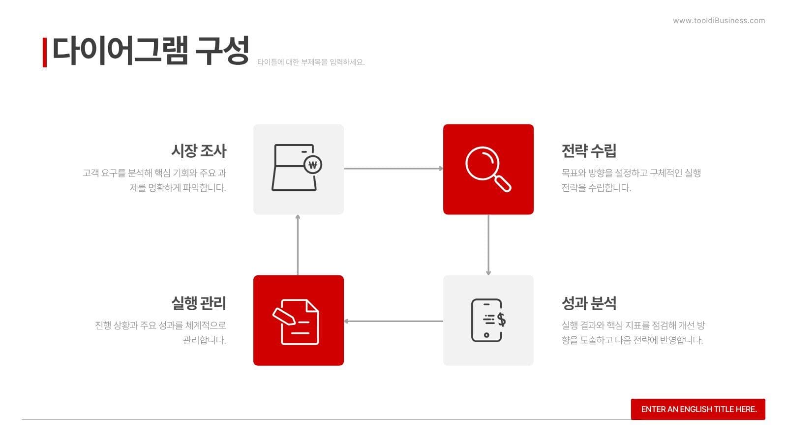 강렬한 레드 포인트 무료 프레젠테이션