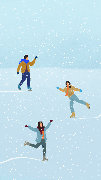 해피 윈터, 아이스링크