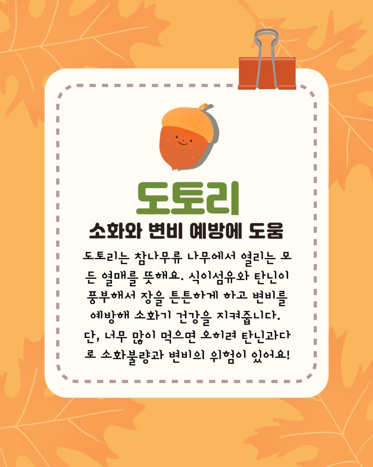 가을 먹거리 카드뉴스