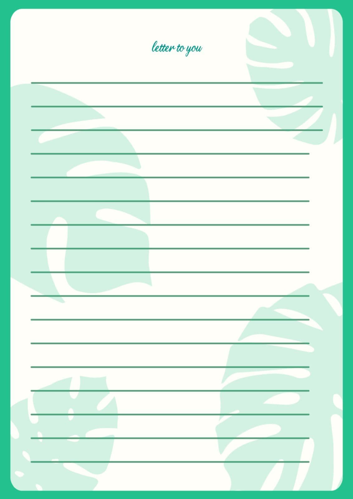 natural letter