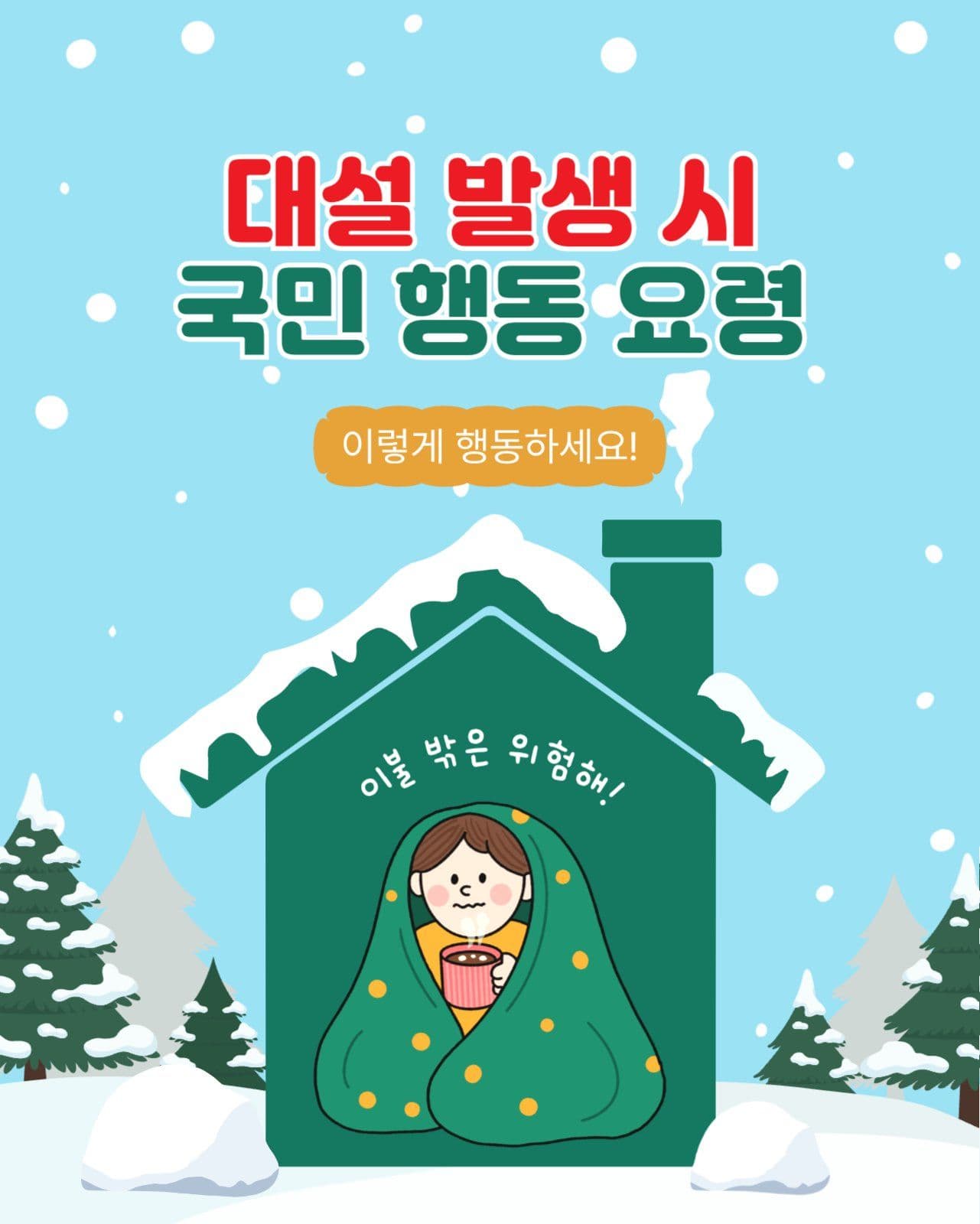대설국민행동요령