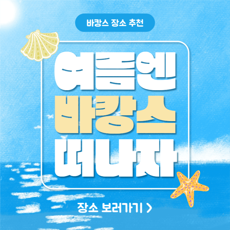 여름엔 바캉스 떠나자 (카드뉴스)