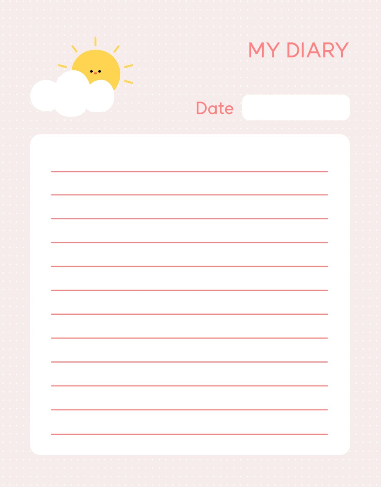 다이어리 일기