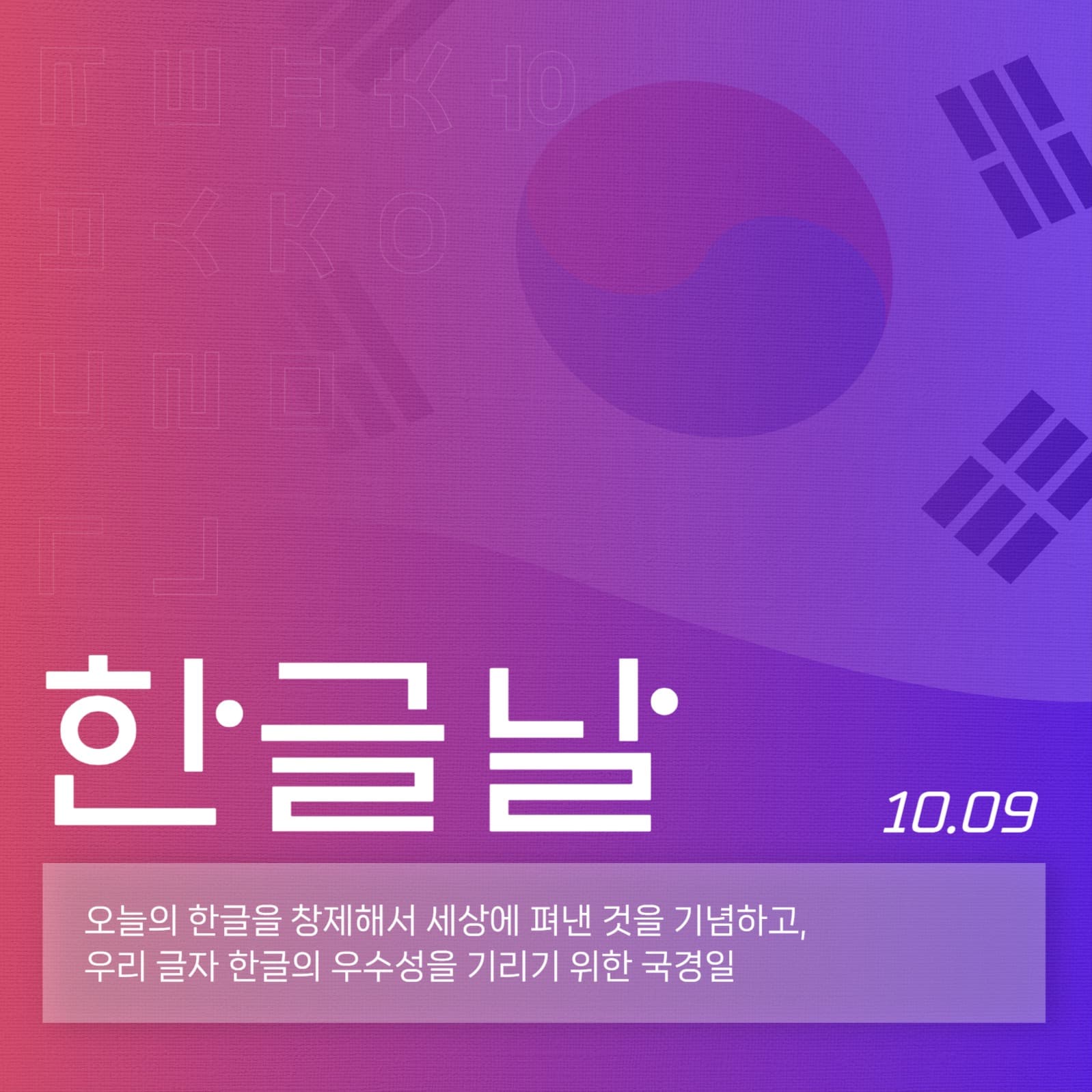 한글날 피드