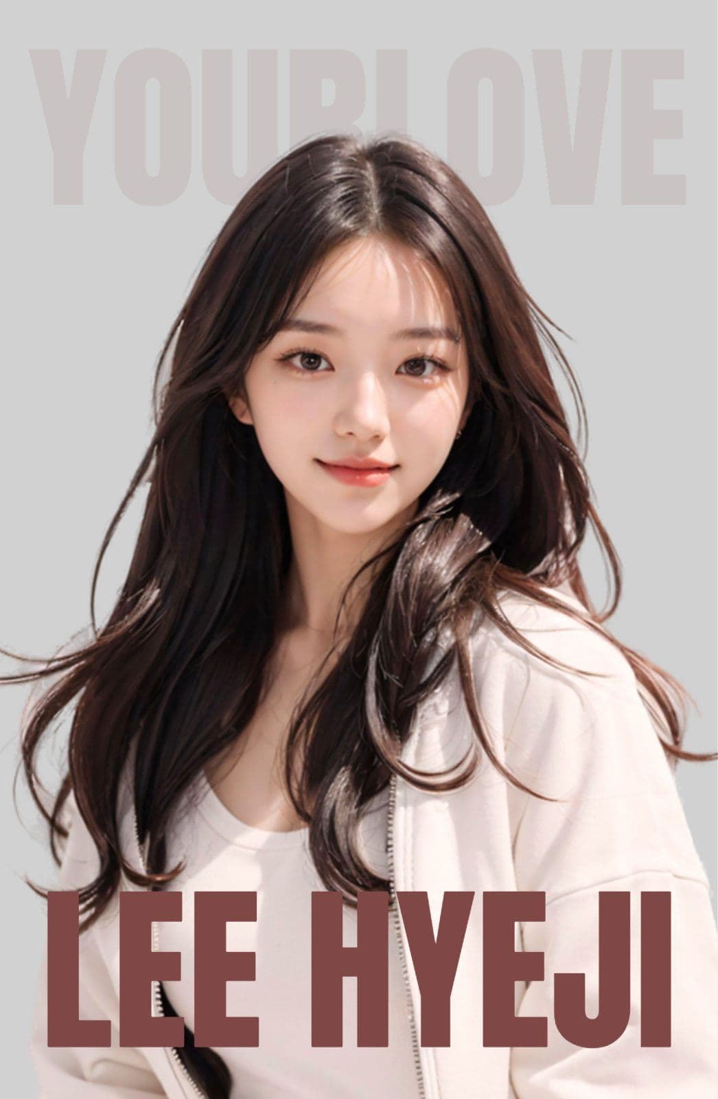 모던 타이포 포토카드 템플릿