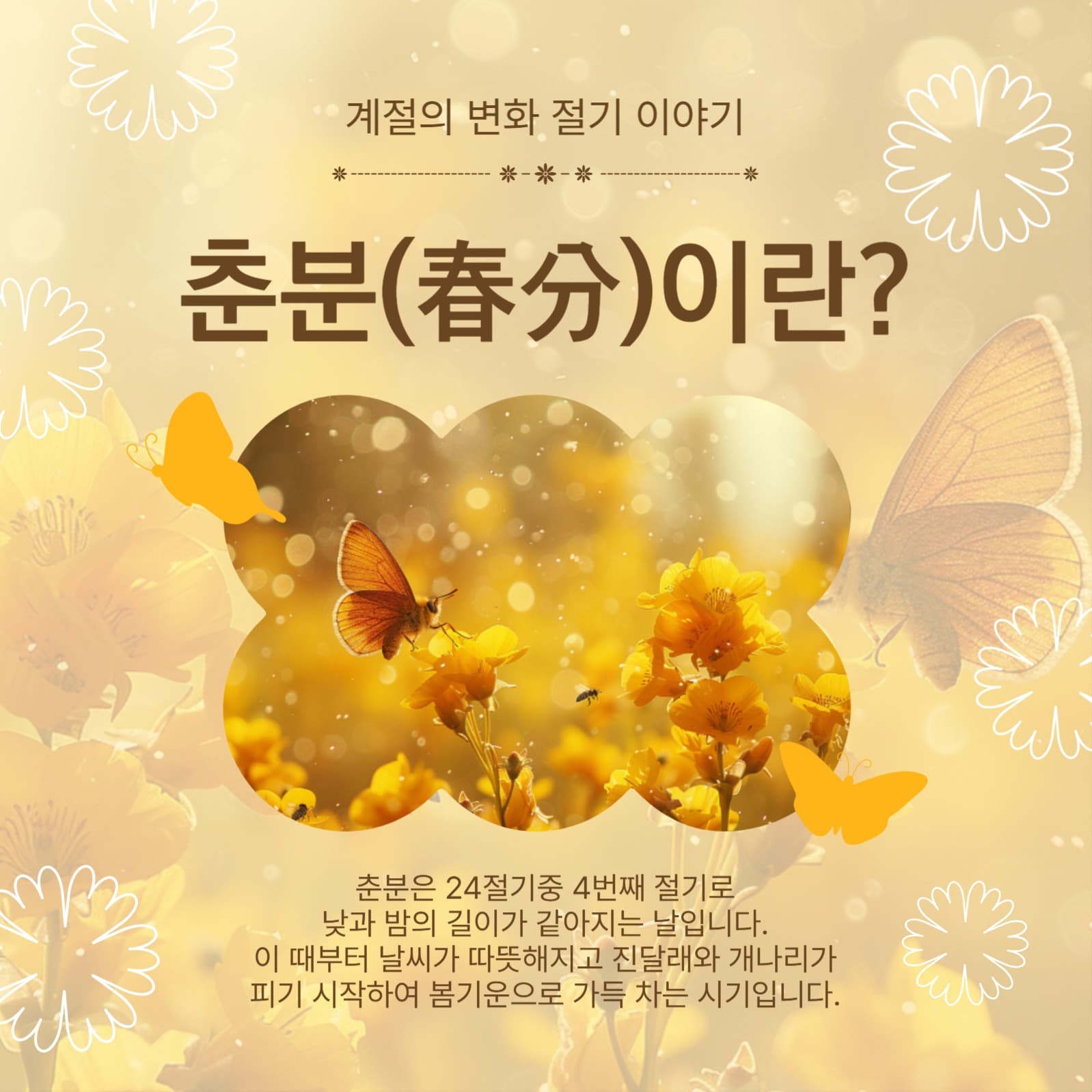 춘분절기이야기