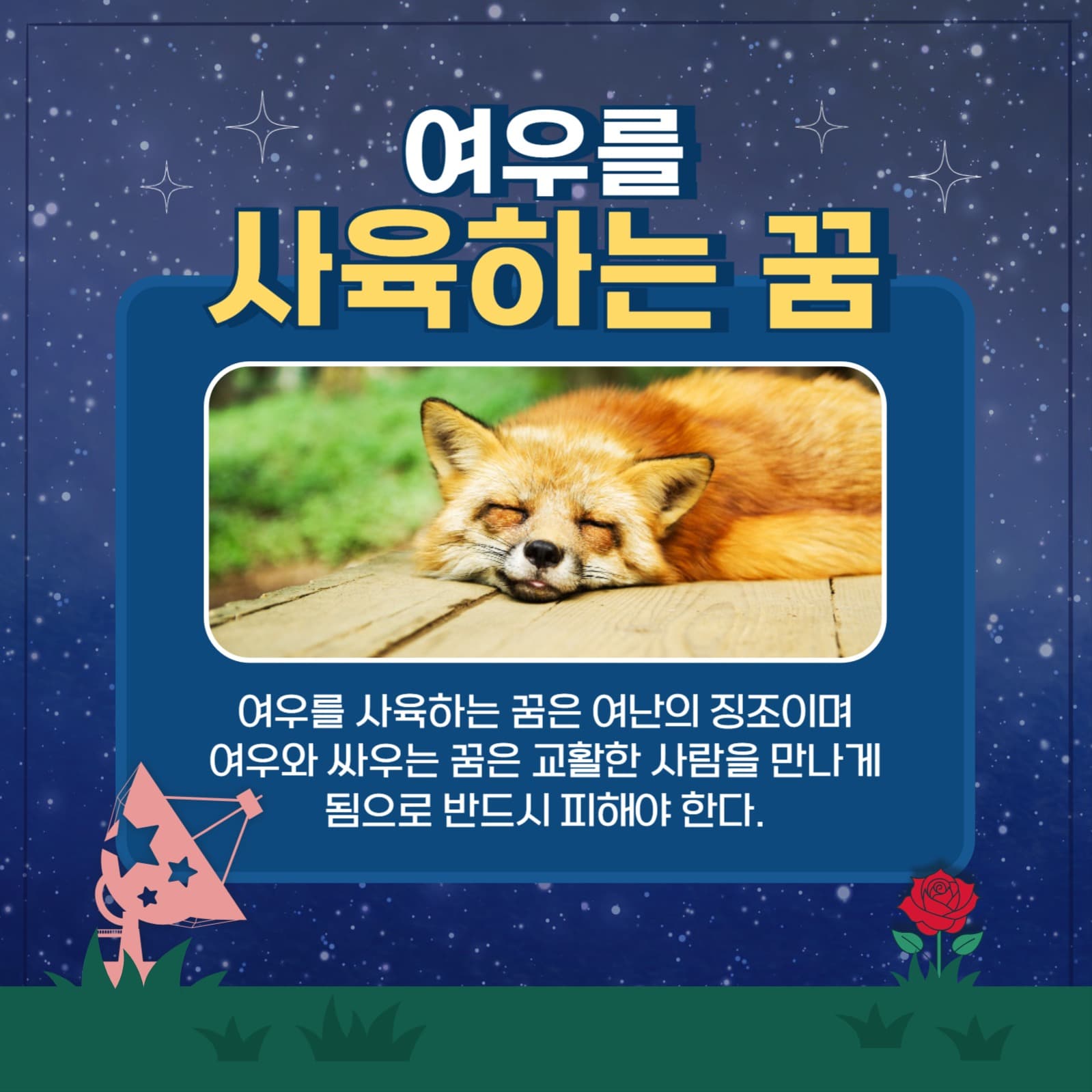 여우 꿈 해몽