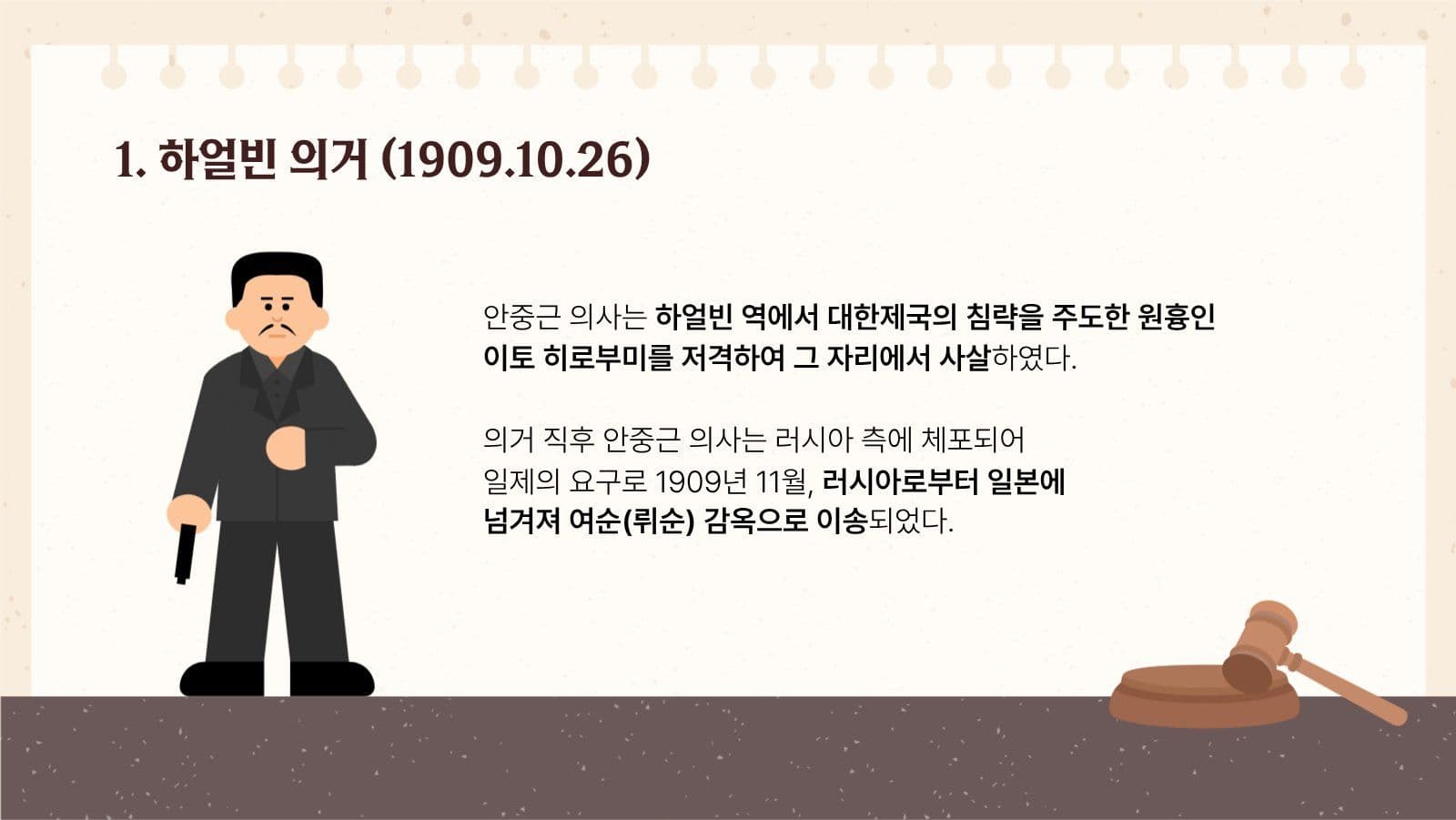 안중근 의사의 재판 과정과 역사적 의
