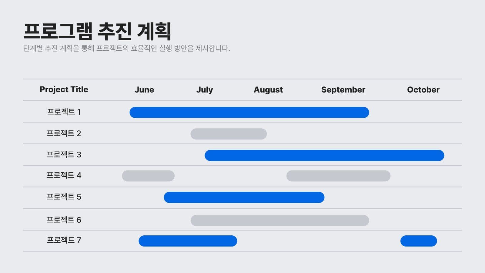 파랑 심플 비즈니스 제안서