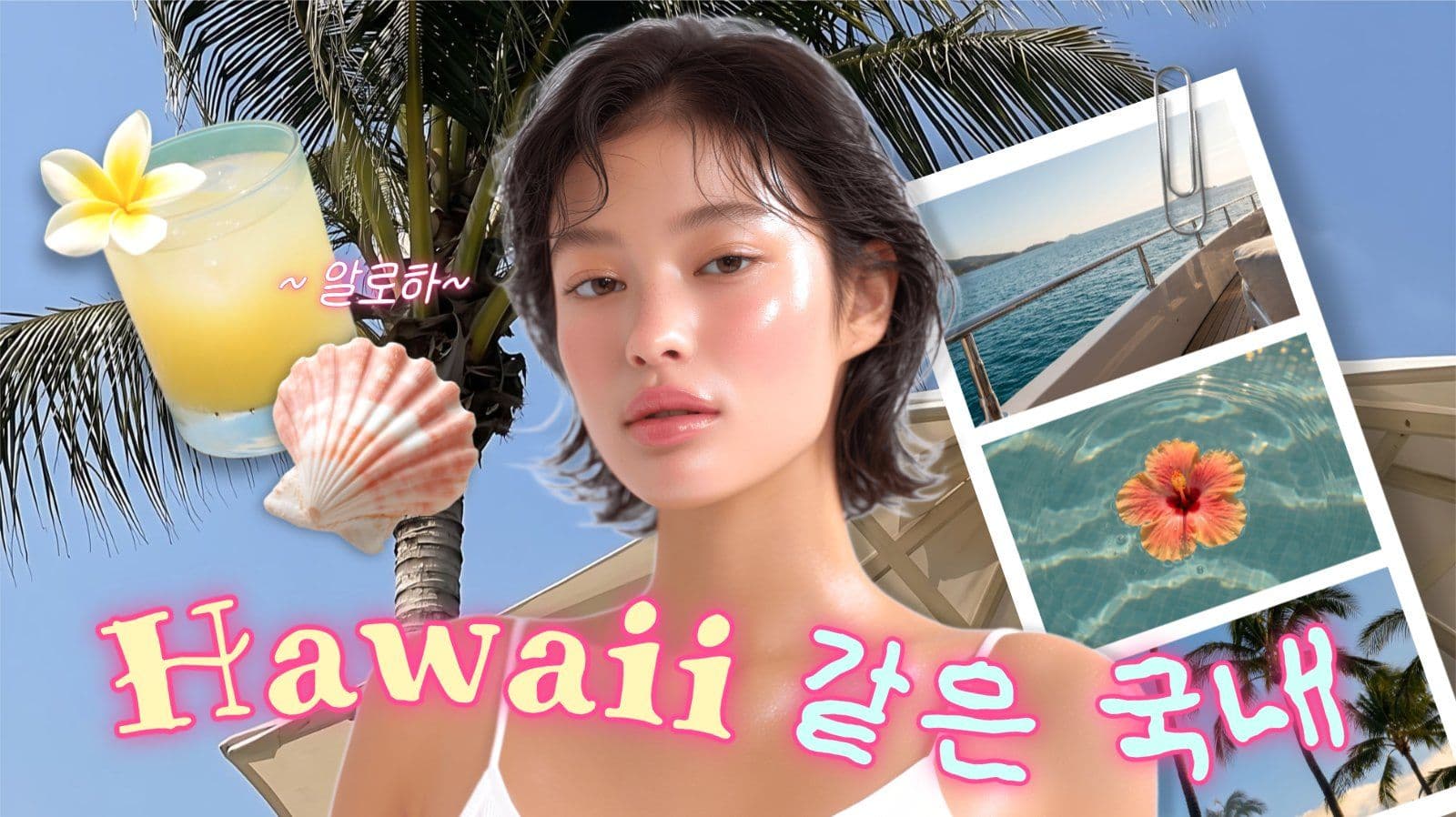 여행 브이로그 유튜브 썸네일