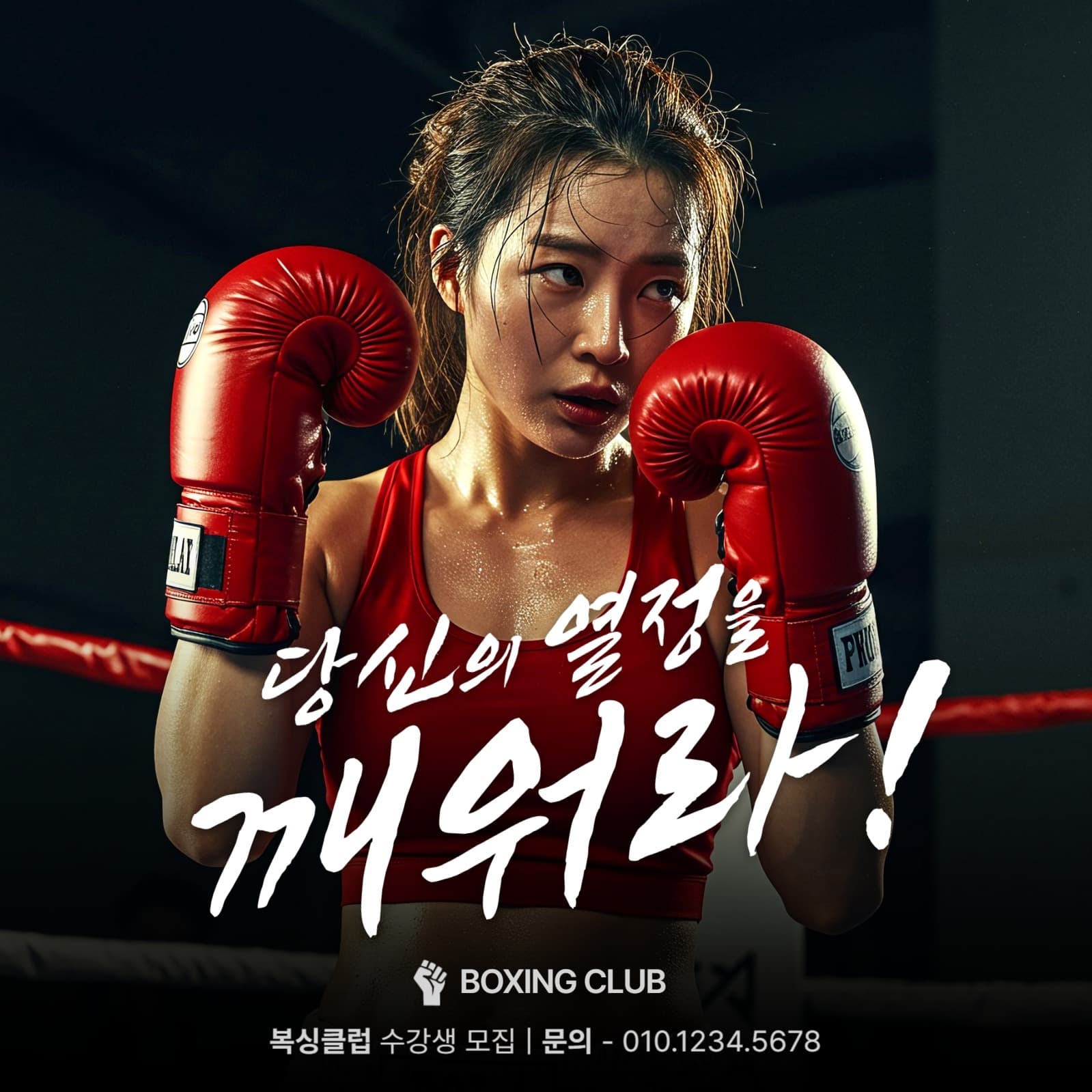복싱 체육관 홍보 인스타그램 게시물
