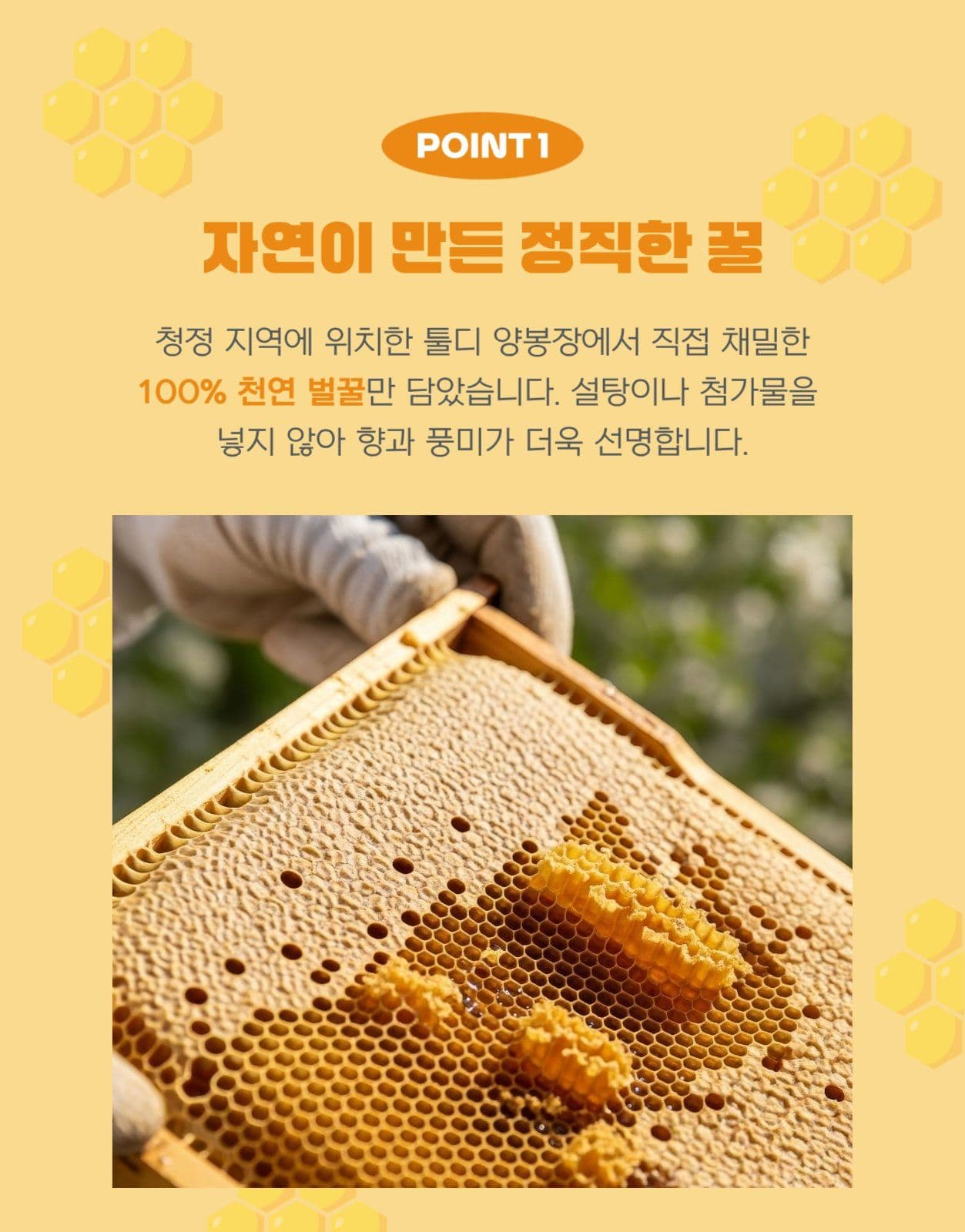 심플한 벌꿀 선물세트 상세페이지