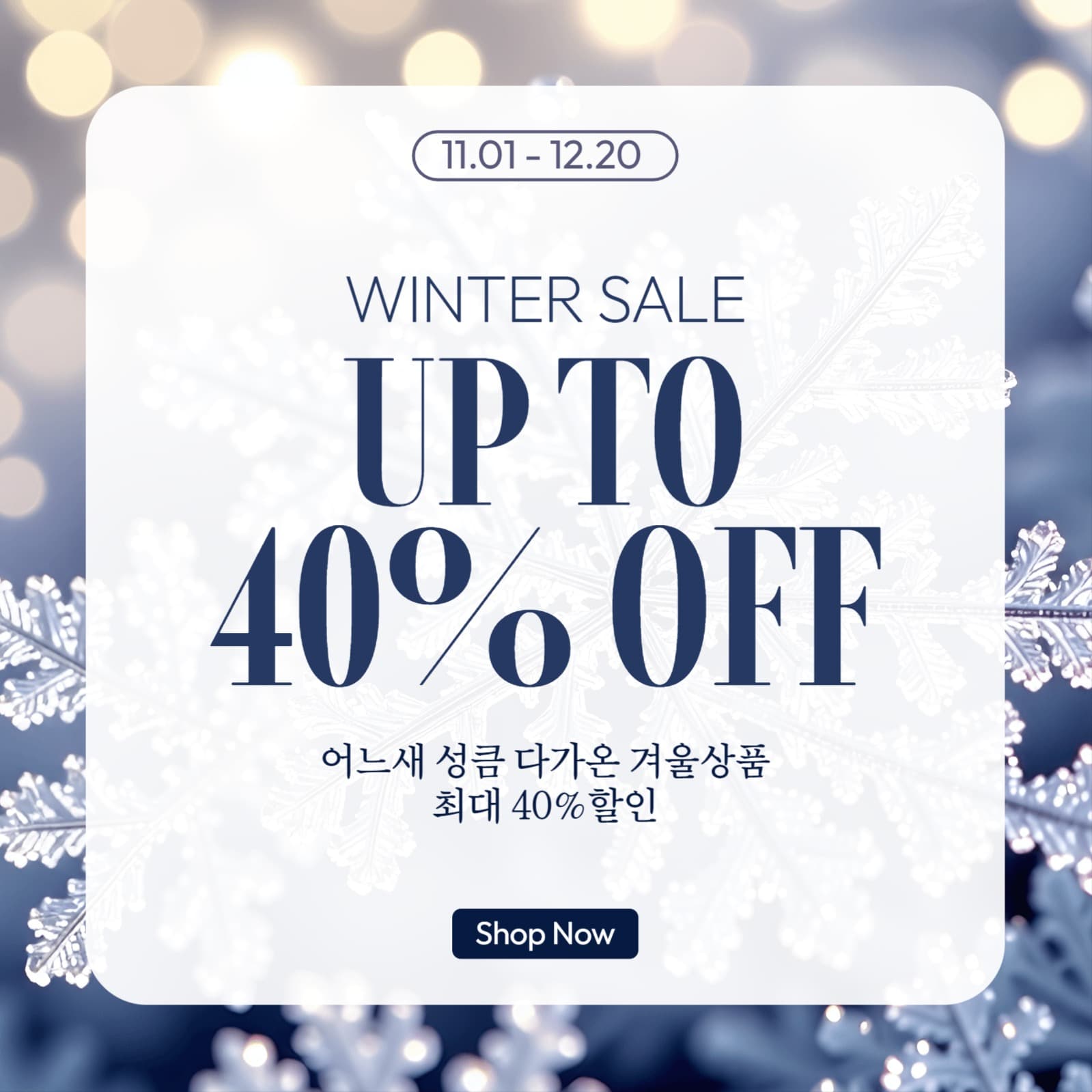 WINTER SALE