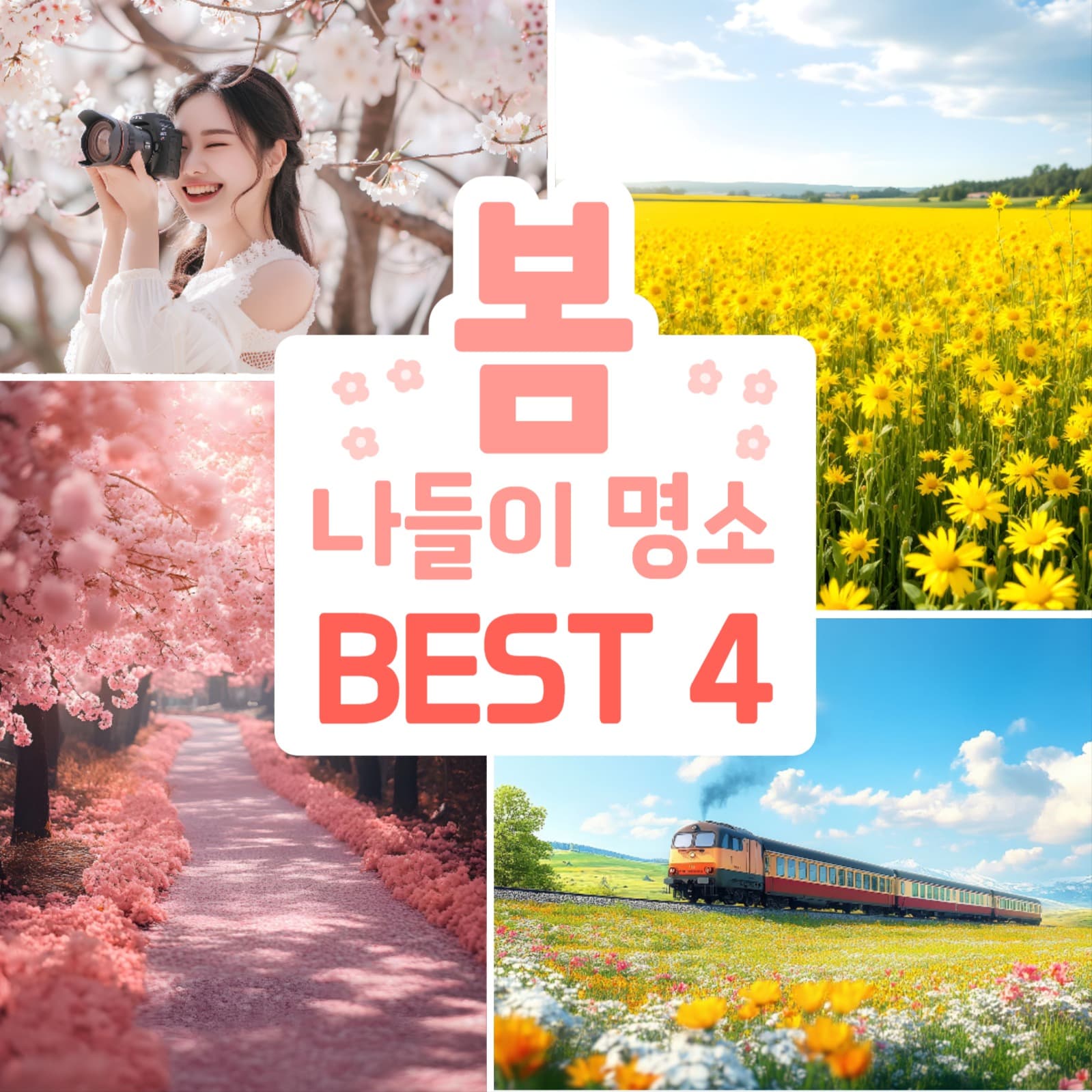 봄 나들이 명소 BEST 4