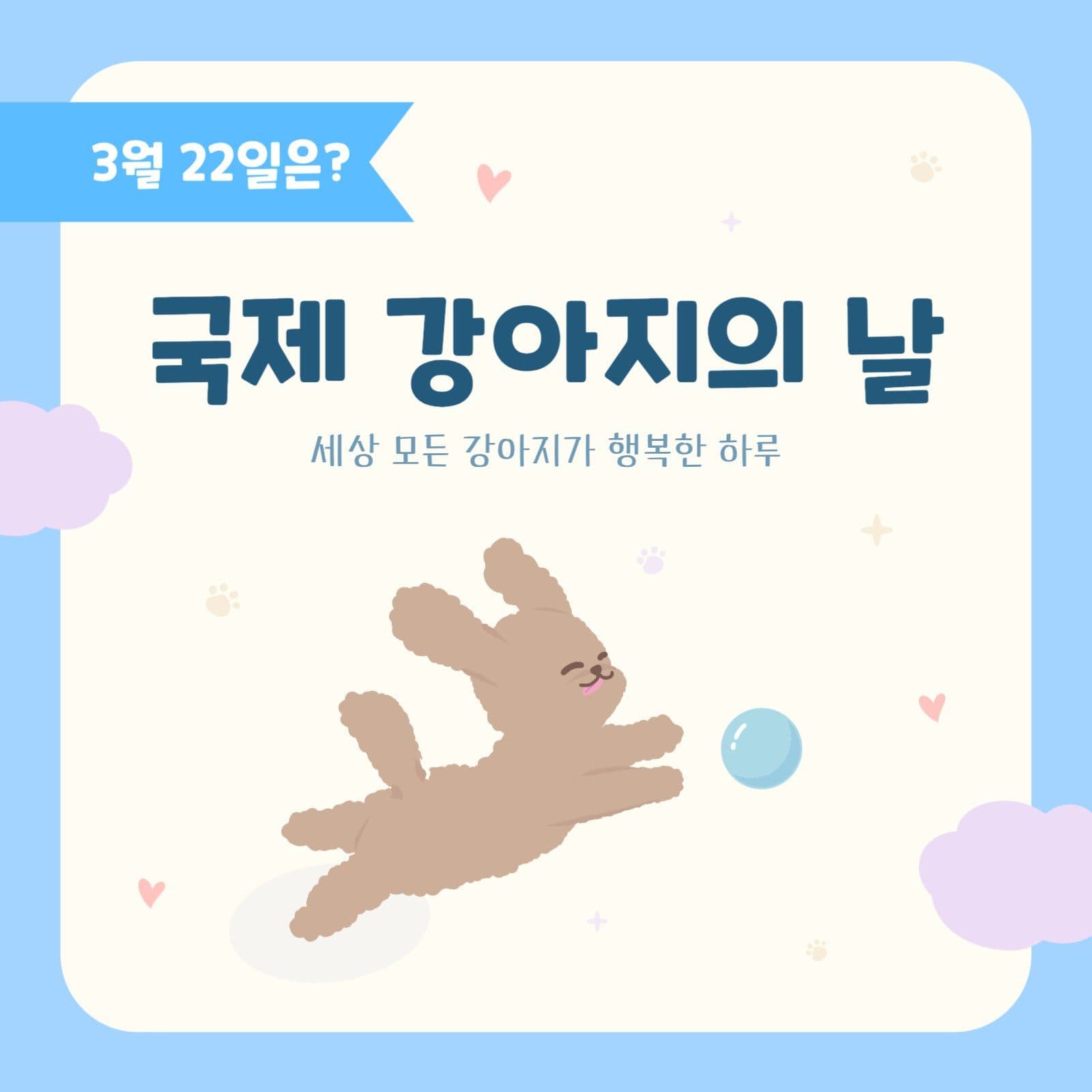 국제 강아지의 날 행사