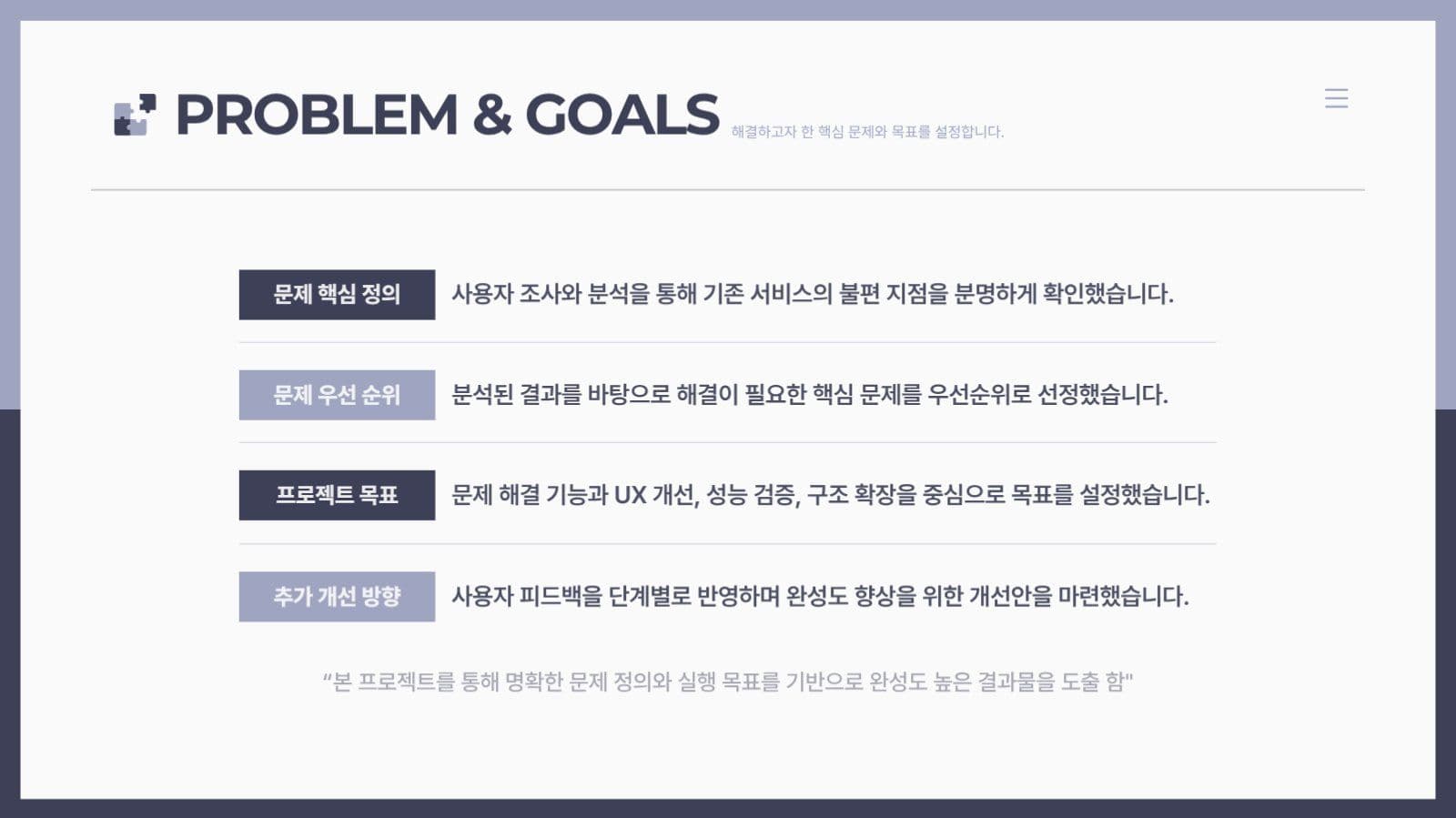 하늘색과 남색 깔끔한 비즈니스 보고서