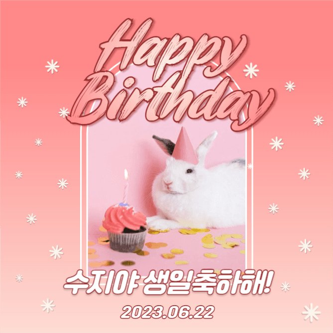 생일 축하 (인스타)
