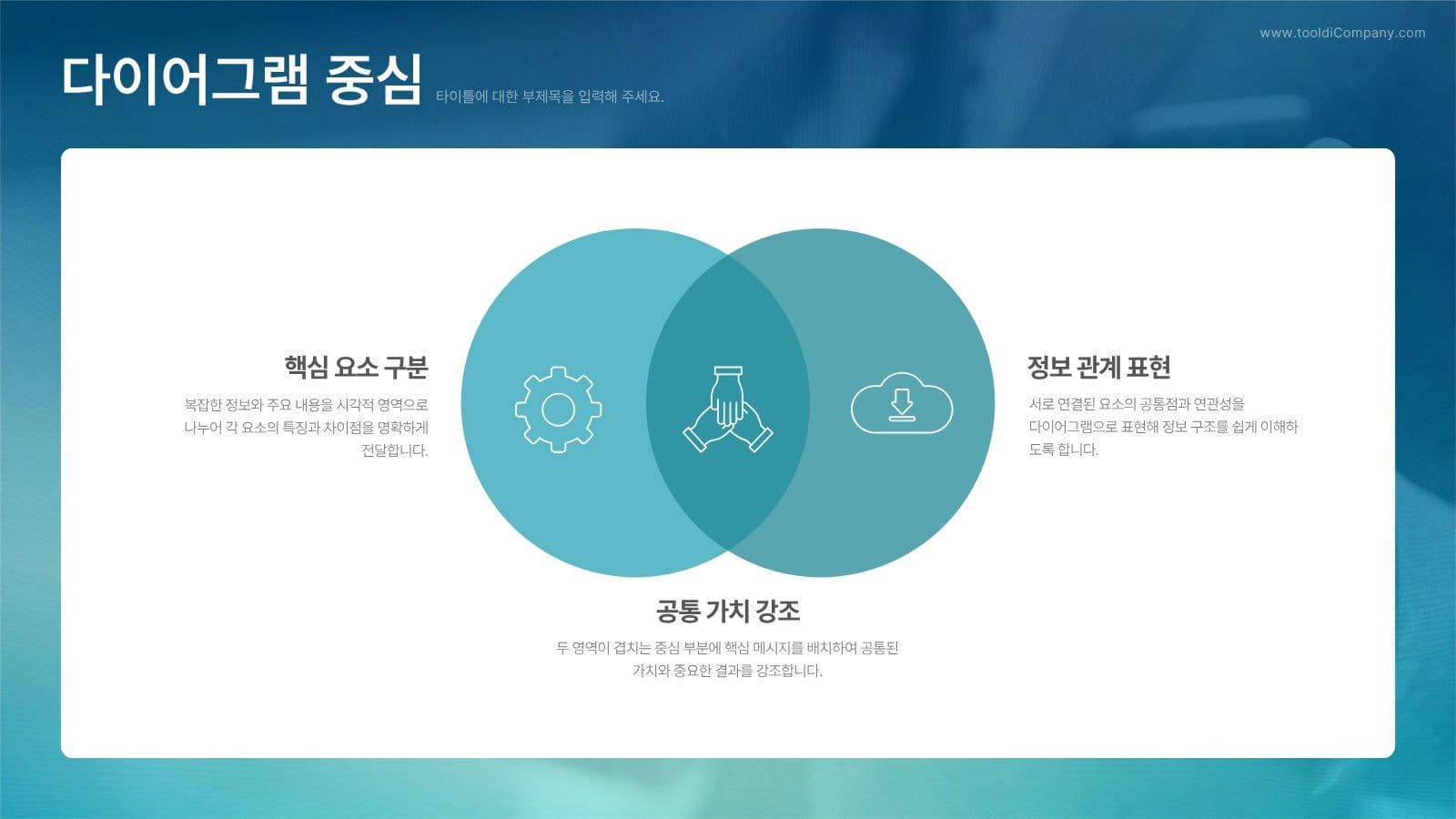 그린 그라데이션 모던 비즈니스 PPT