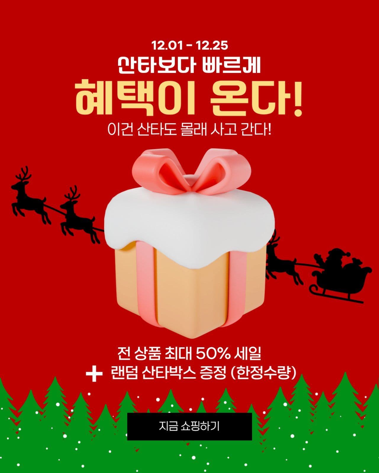 크리스마스 할인 이벤트