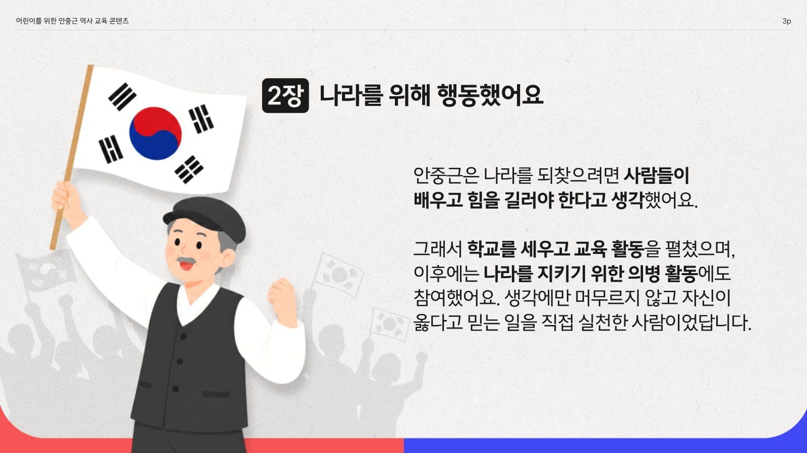 어린이를 위한 안중근 교육 피피티