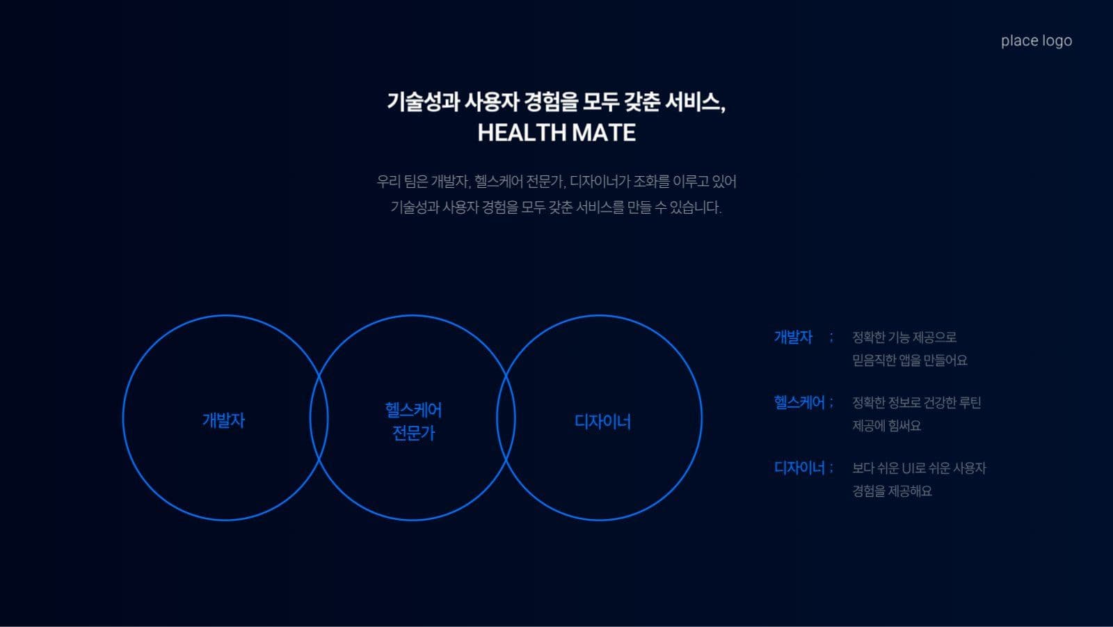 트렌디한 블루 사업계획서 프레젠테이션