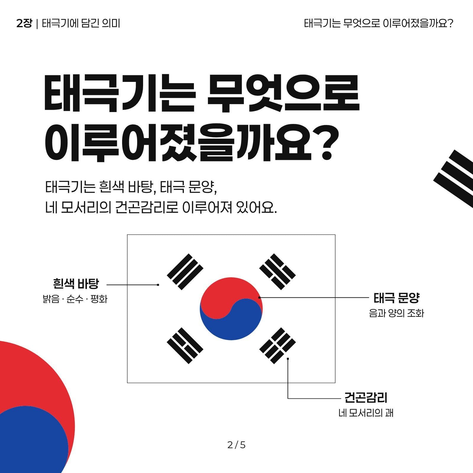 한눈에 보는 태극기