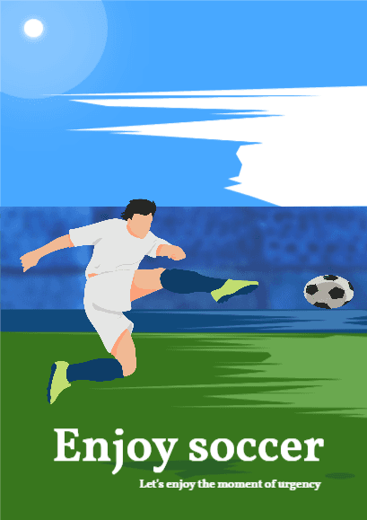 Enjoy soccer