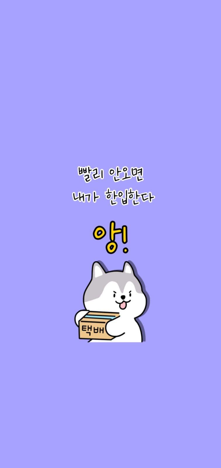 강아지의기다림