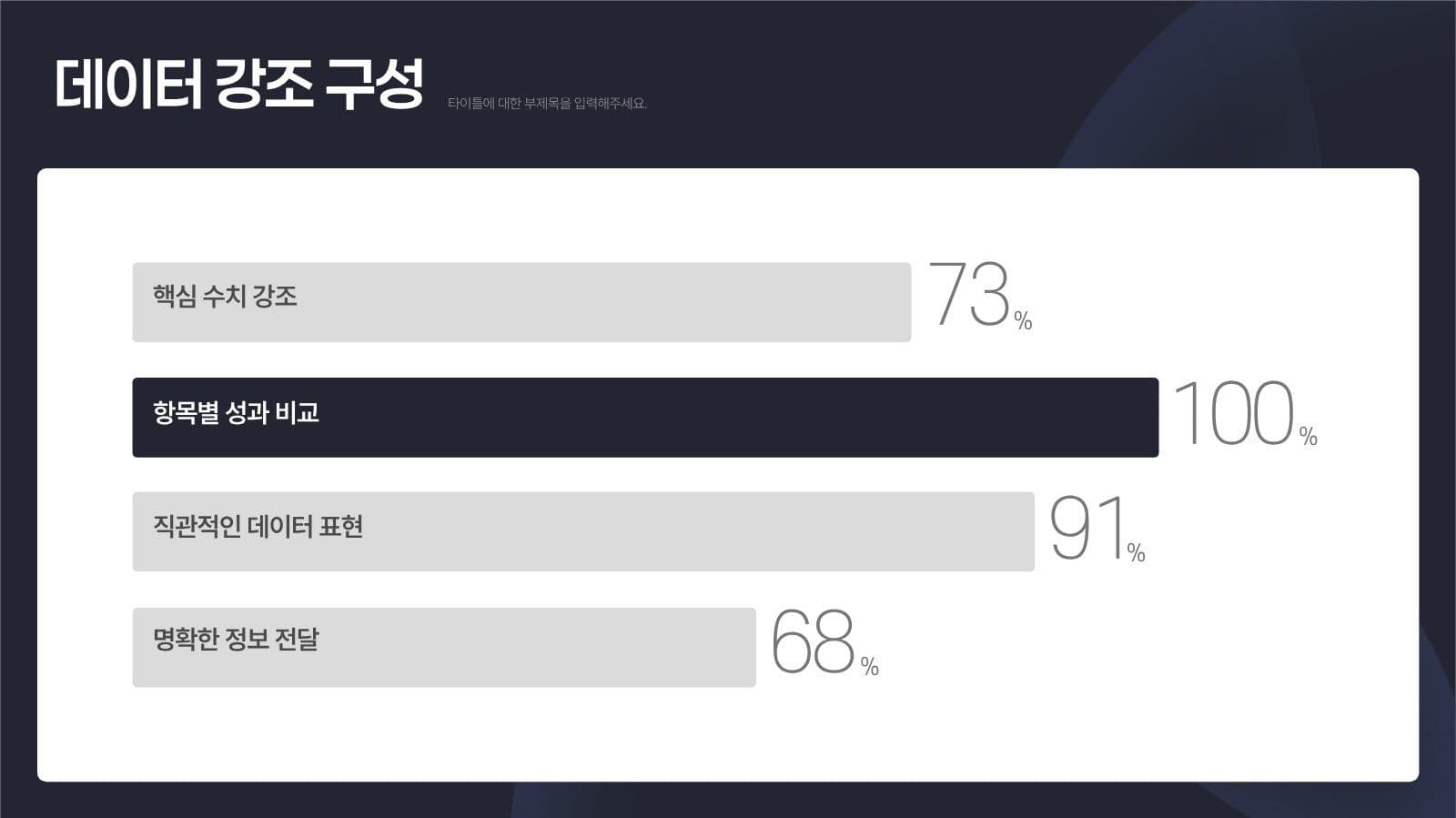 딥네이비 모던 비즈니스 프레젠테이션