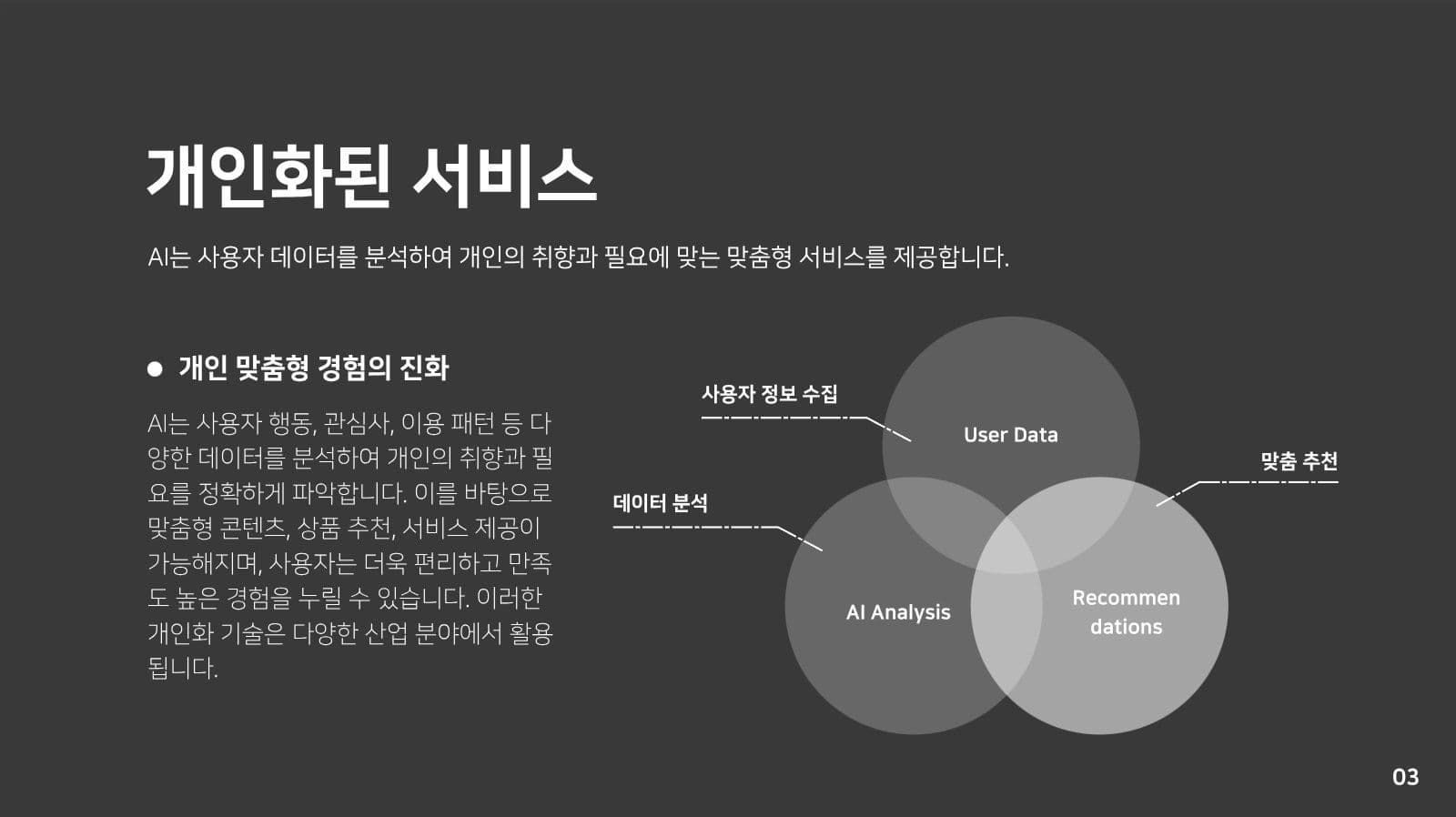 모던하고 깔끔한 프레젠테이션
