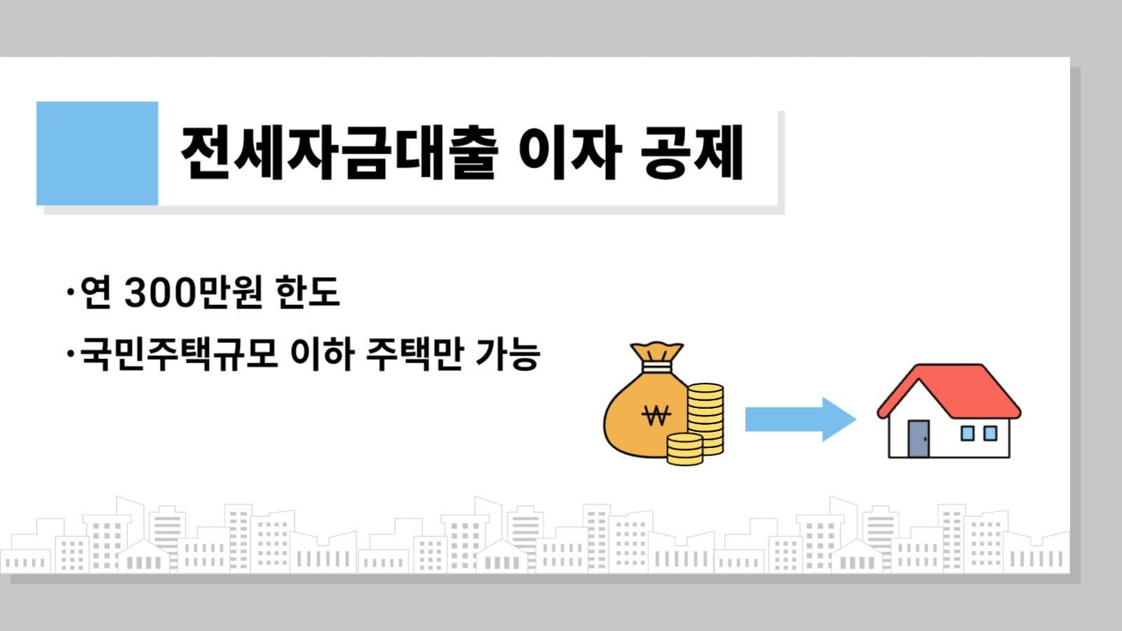 주택 관련 세금 혜택 템플릿