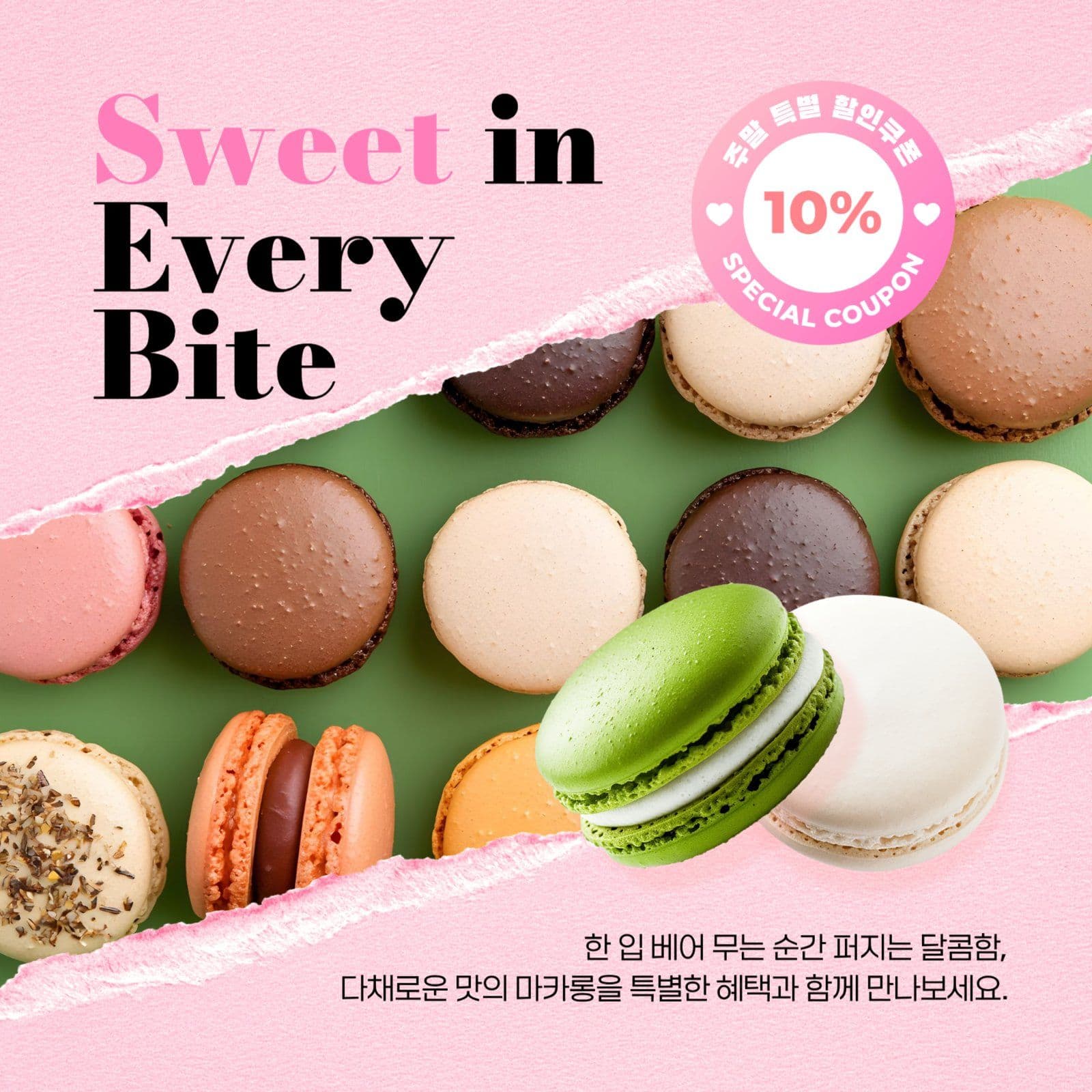 마카롱 홍보