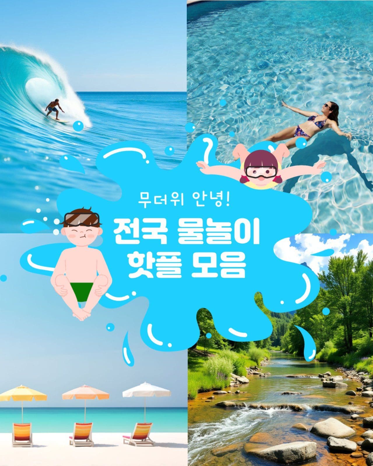 전국 물놀이 핫플모음