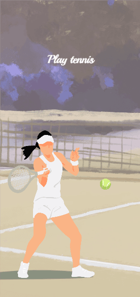 Play tennis