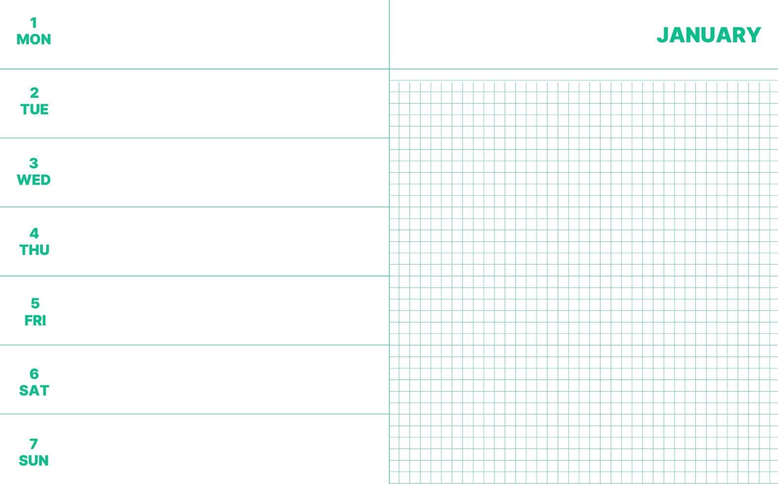 주간 플래너 굿노트 GoodNotes Templates