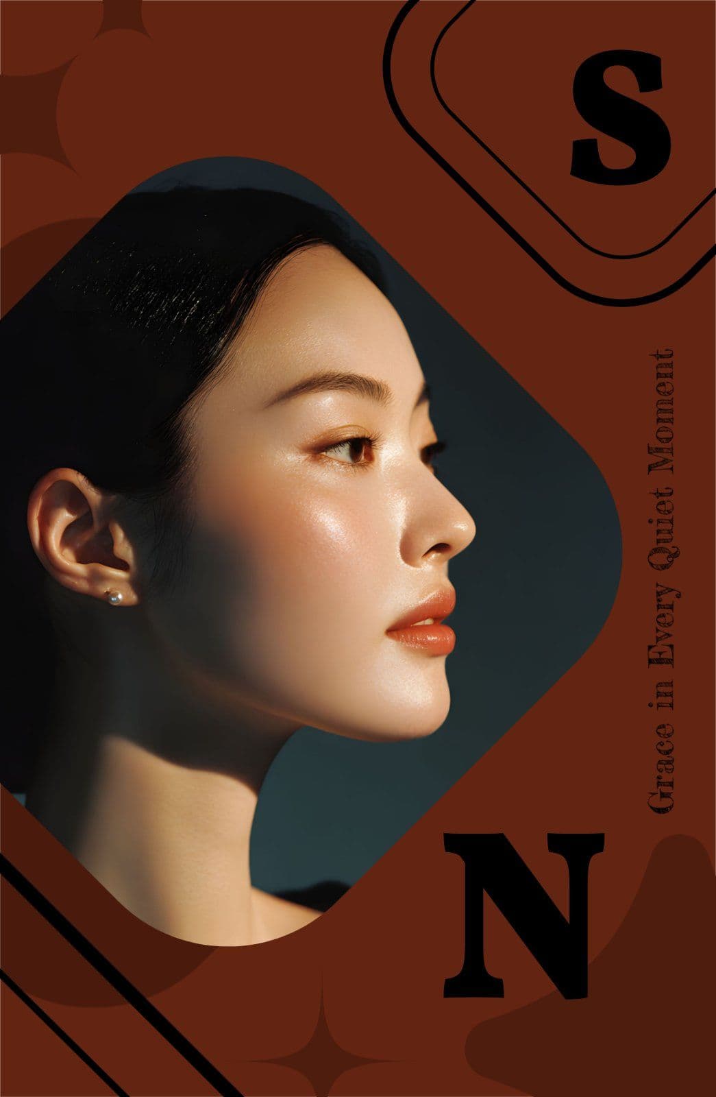 버건디 아이돌 화보 포토카드