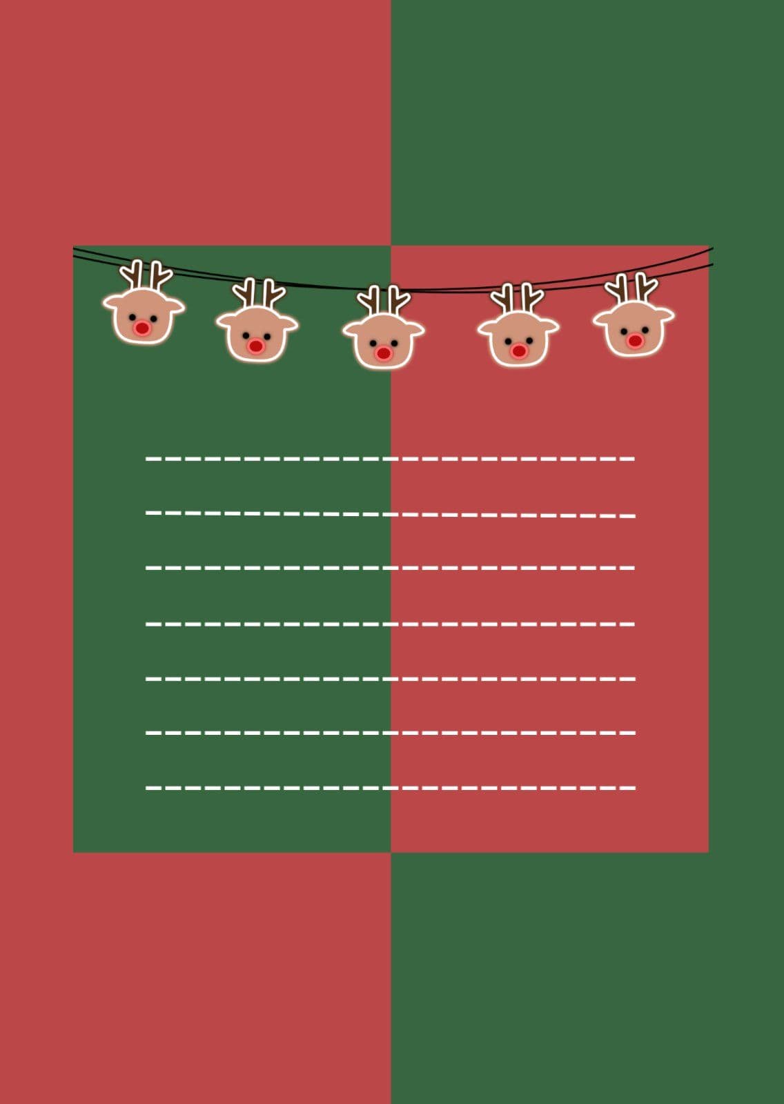 크리스마스 오너먼트 엽서