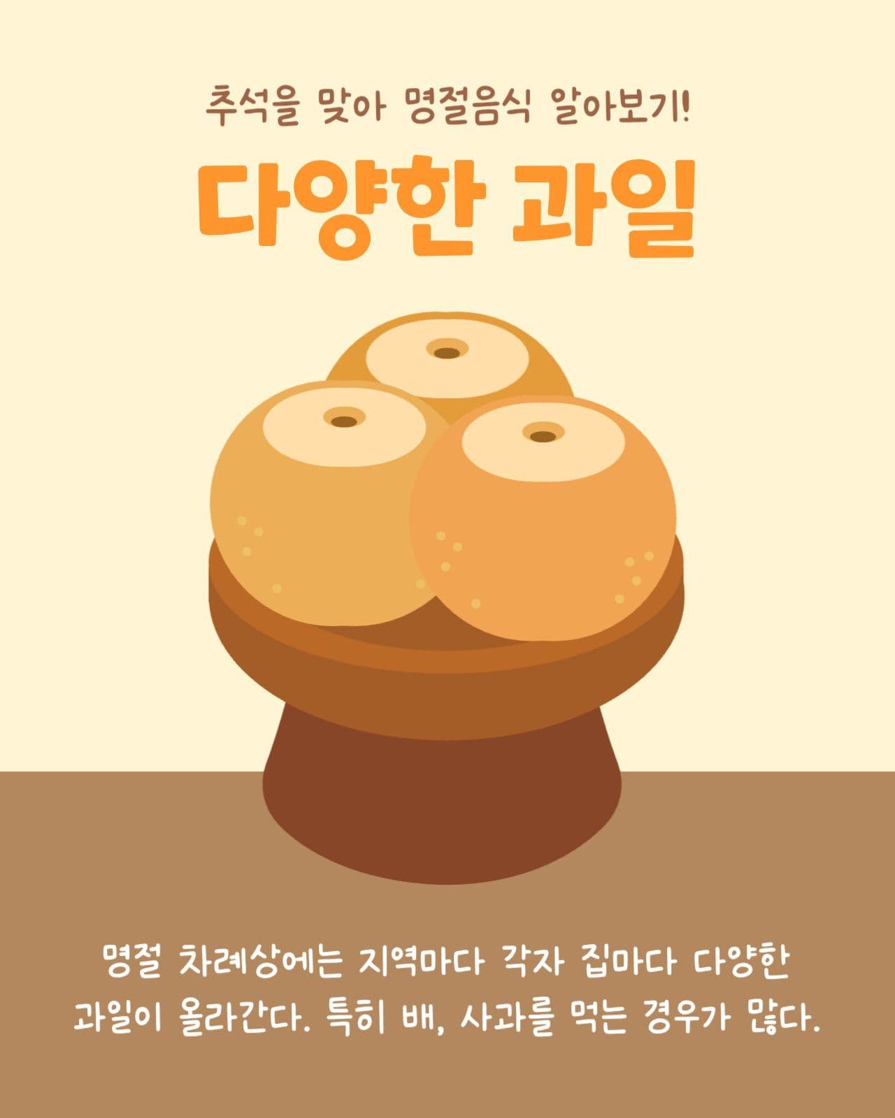 추석맞이 명절음식 카드뉴스