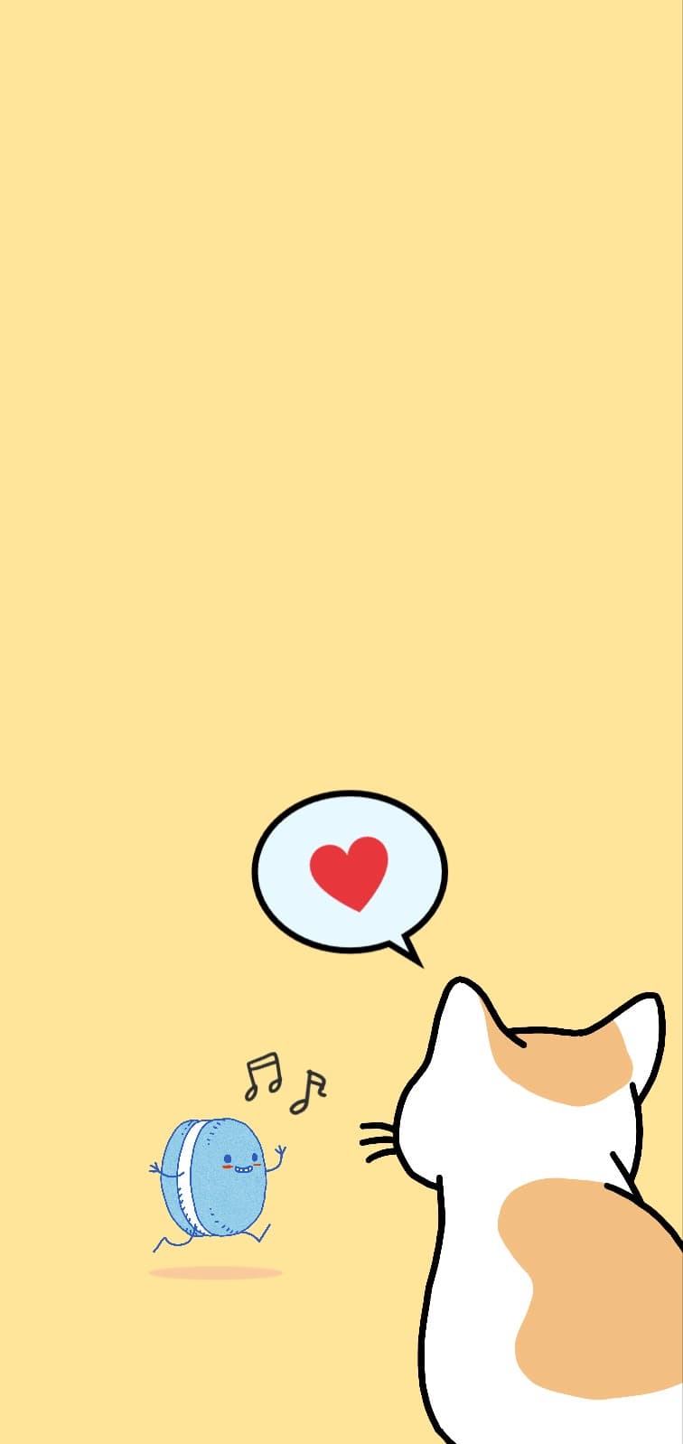고양이와 마카롱~~
