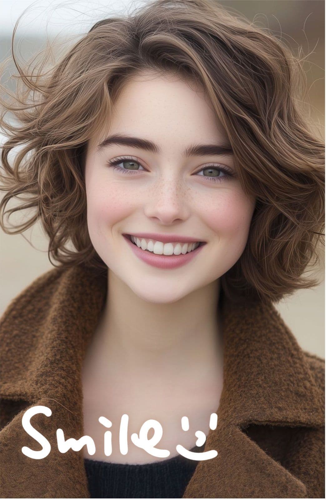 Smile 감성 심플 깔끔 포토카드