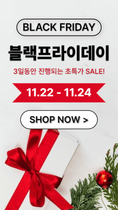 블랙프라이데이 (인스타스토리)