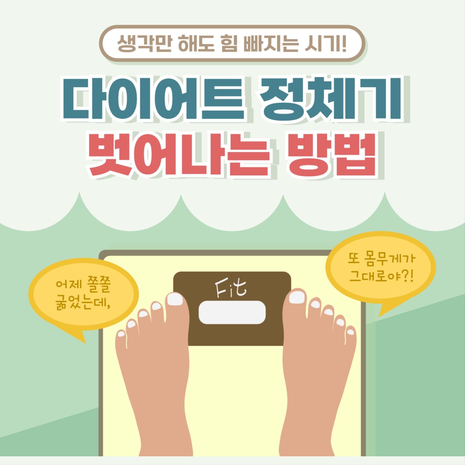 다이어트 정체기 극복