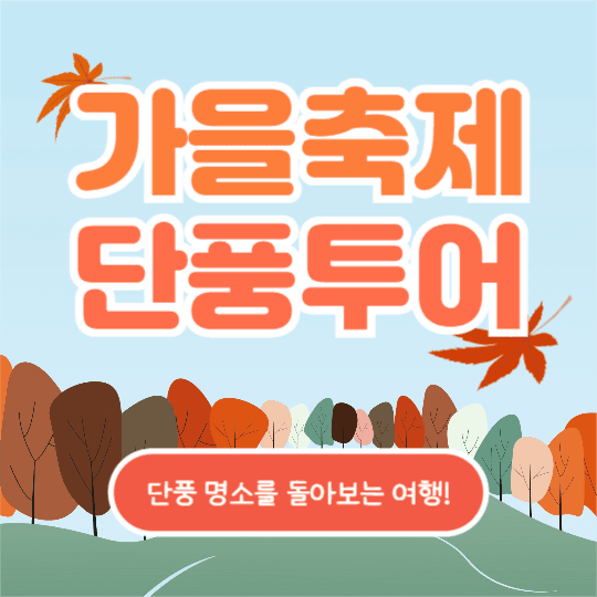 가을축제 단풍투어 (인스타)