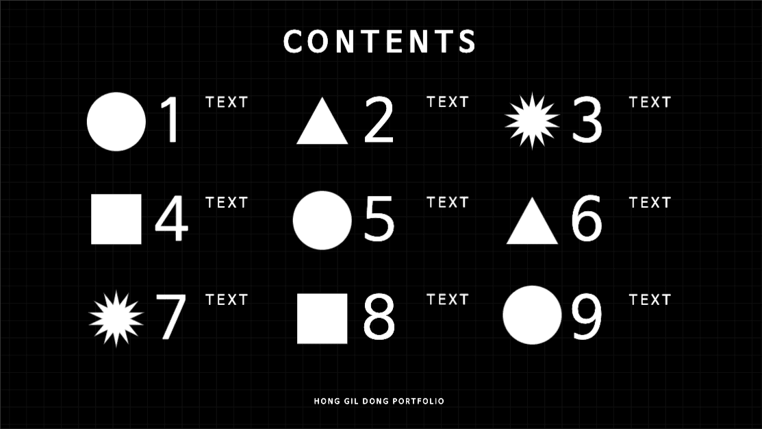 Designer portfolio