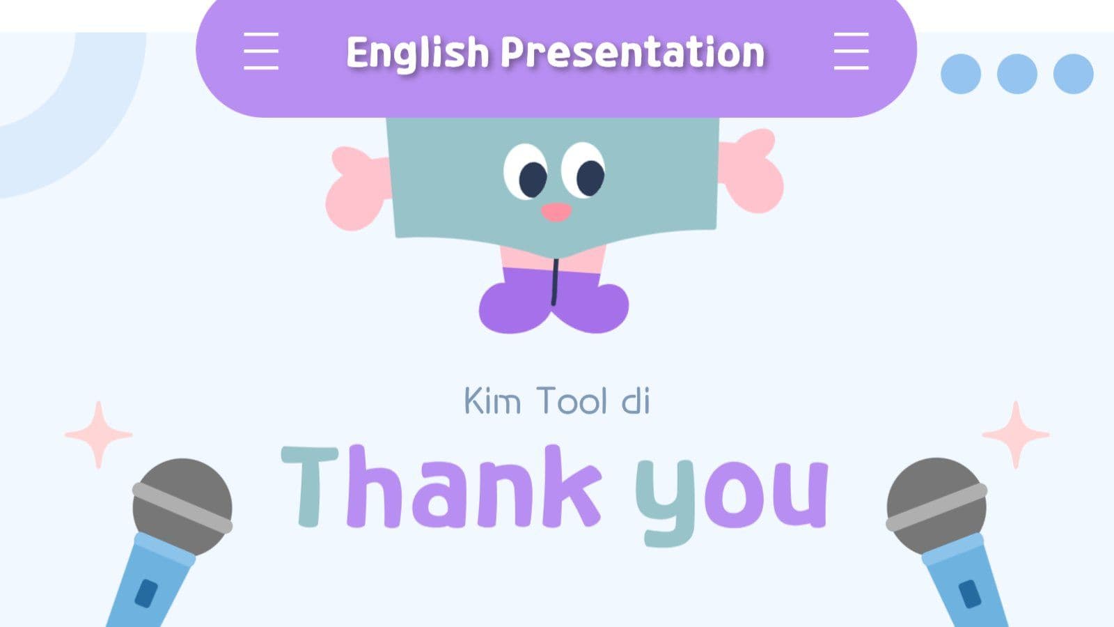 보라색 초록색 조합의 영어 ppt