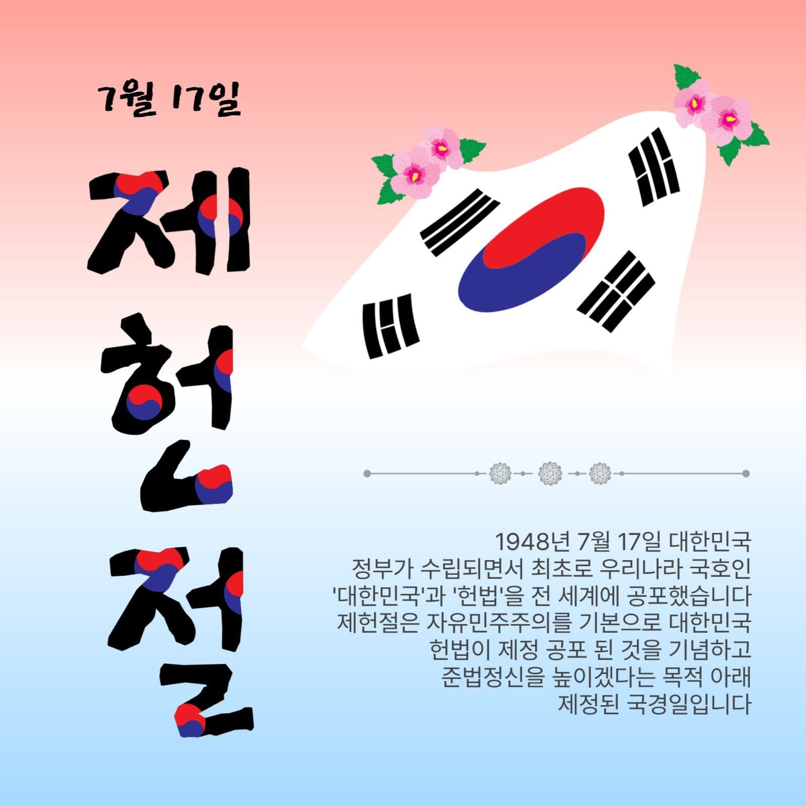 7월17일제헌절