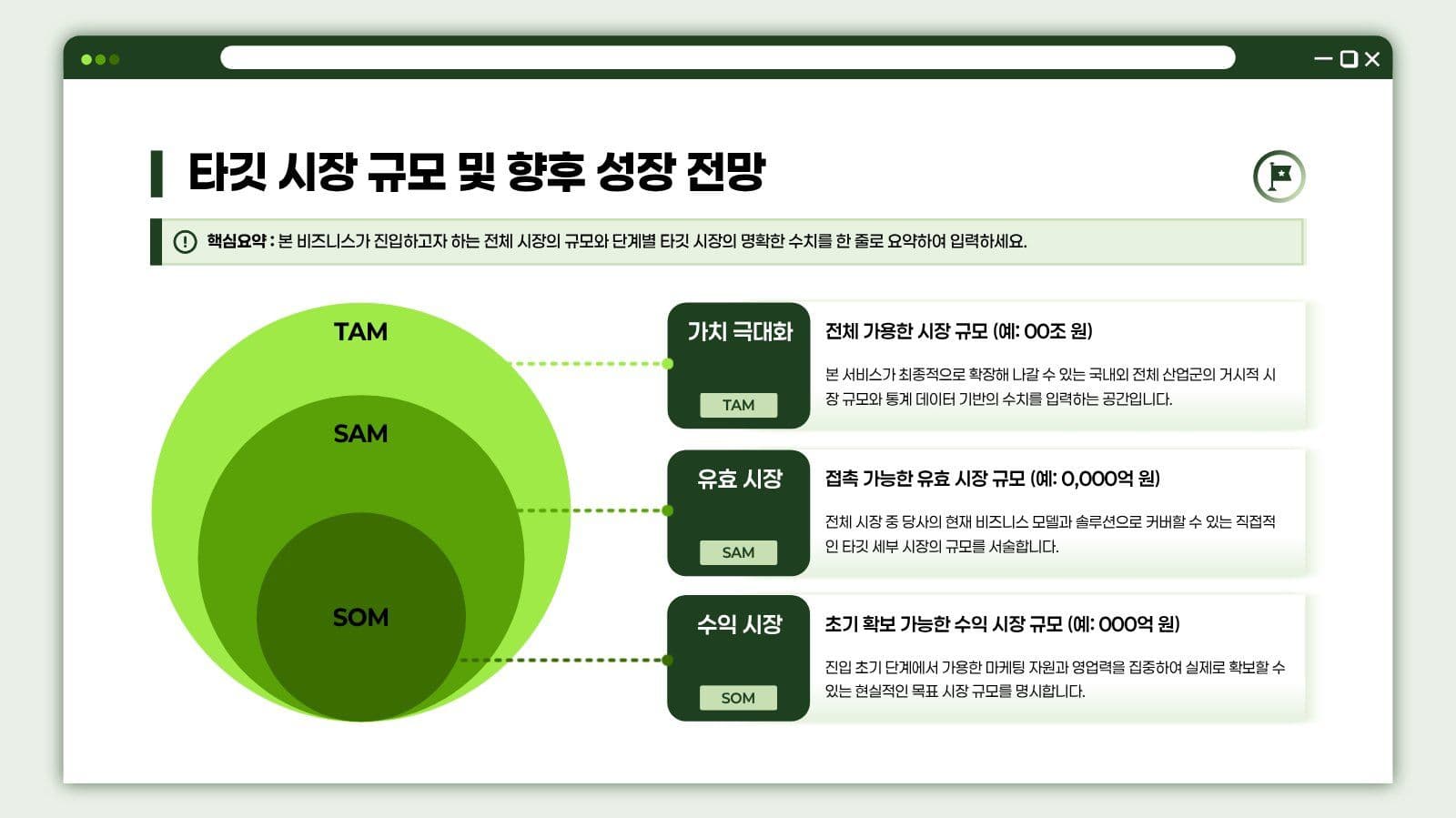 초록 심플 비즈니스 프레젠테이션