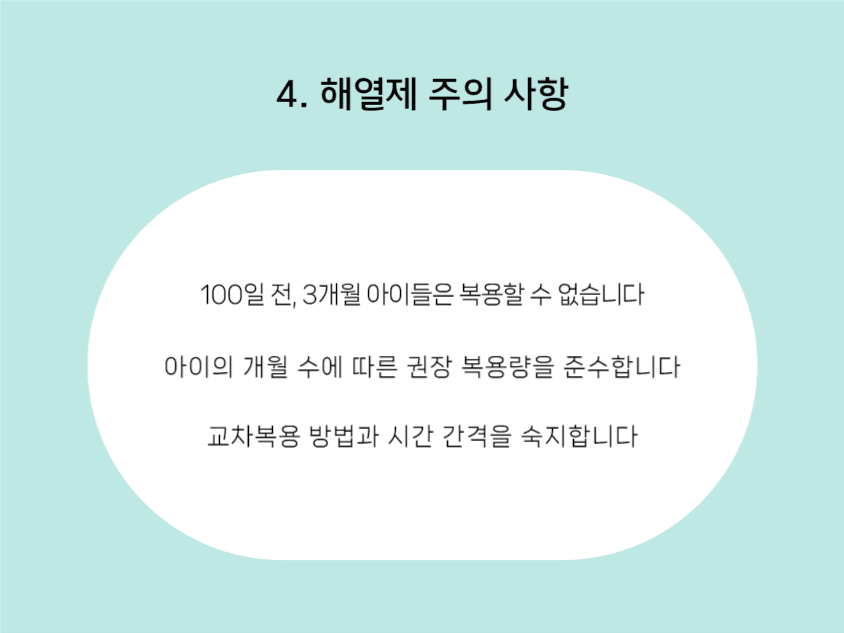 해열제 교차복용 방법 프레젠테이션