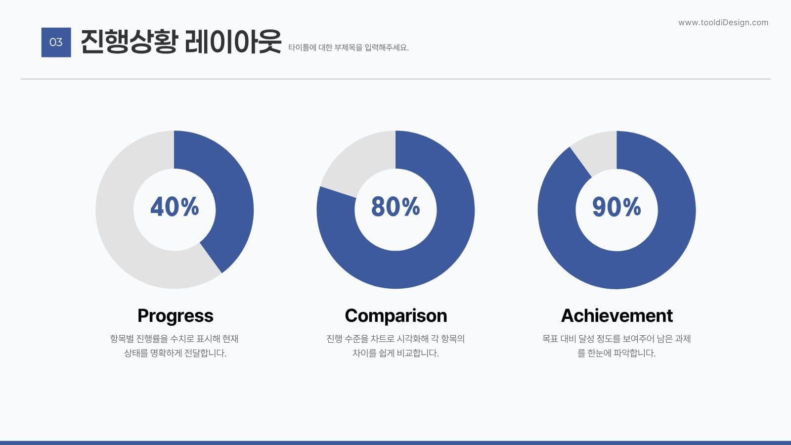 블루 심플 깔끔 비즈니스 프레젠테이션 제안서 템플릿