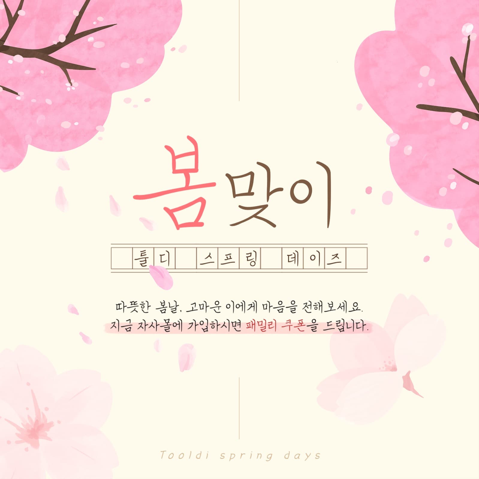 봄맞이 이벤트